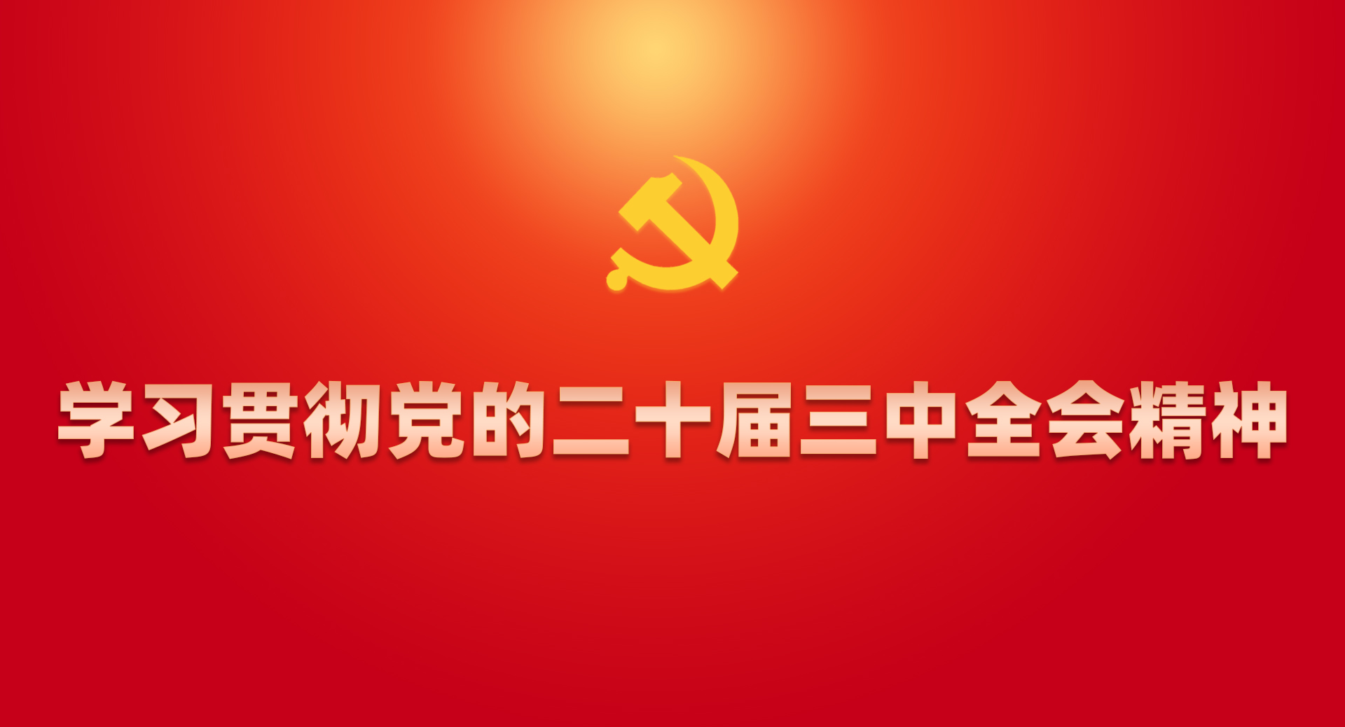 学习贯彻党的二十届三中全会精神