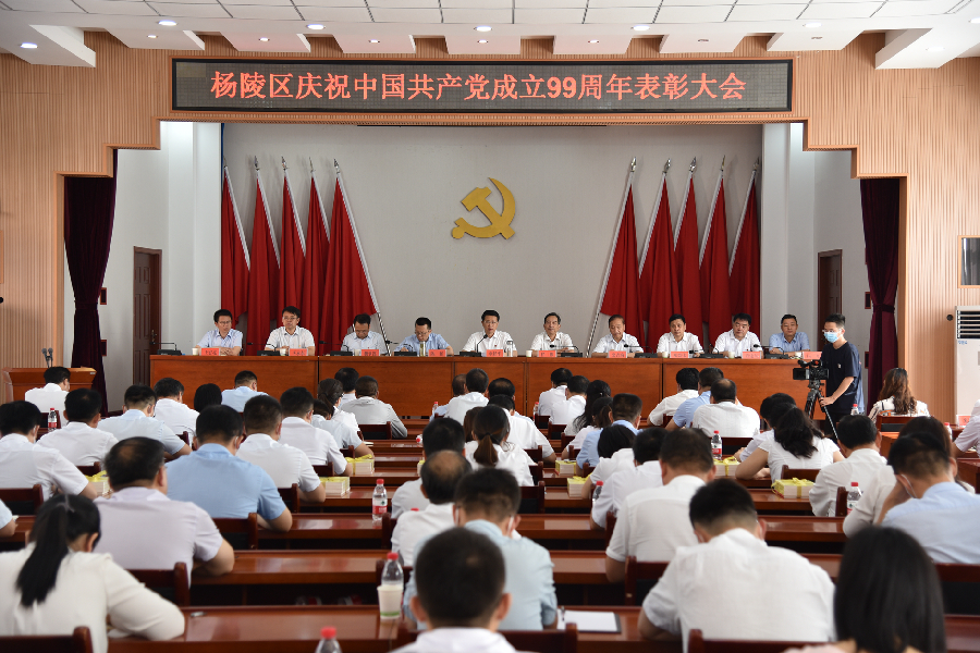 杨陵区召开庆祝中国共产党成立99周年表彰大会
