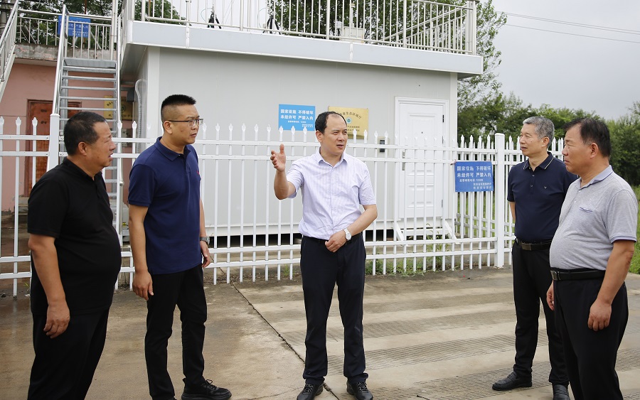 李朝喜督导检查防汛和环保督察反馈问题整改工作