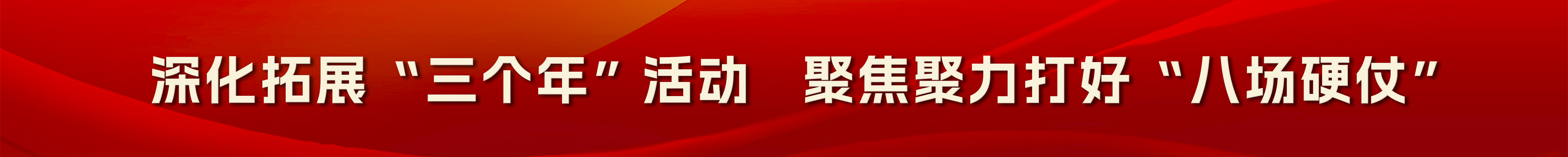 深化拓展“三个年”活动 聚焦聚力打好“八场硬仗”